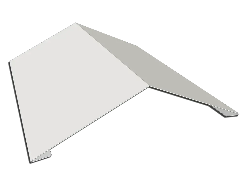 0.032" Kynar Aluminum Ridge Cap Roof Flashing