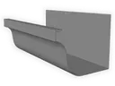 L-Style Lead Coated Copper Brownstone Gutter