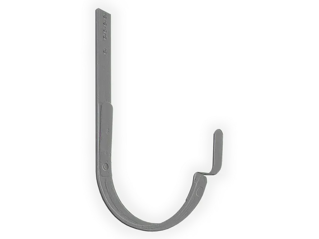 [] #16 Roof Mount Half Round Gutter Lead Coated Copper Bar Hanger
Material: 3/16" Copper Bar
Size: Choose Size
Roof bend: Straight - customer will bend hanger (standard)