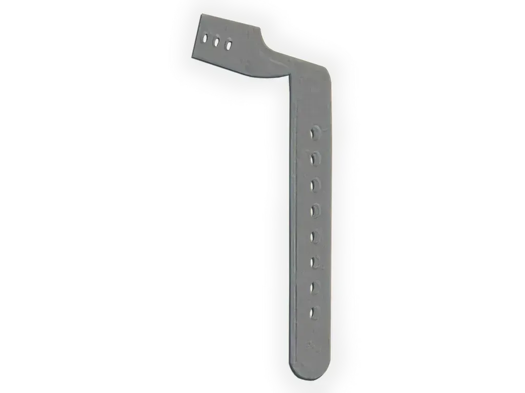 [] Lead Coated Copper Universal Rafter Mount for Gutter Bracket
Material: 3/16" Copper Bar