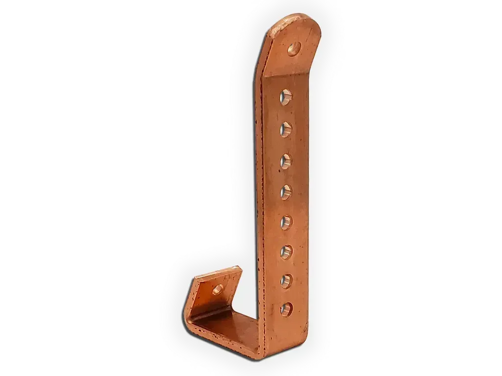 K&M Sheet Metal Heavy Duty Copper Gutter Wedge for Angled Fascia