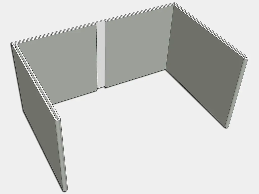 K&M Sheet Metal Hidden Mount Galvanized Steel Downspout Strap