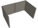 Hidden Mount Bonderized Steel Downspout Strap
