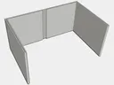 Hidden Mount Freedom Gray Downspout Strap
