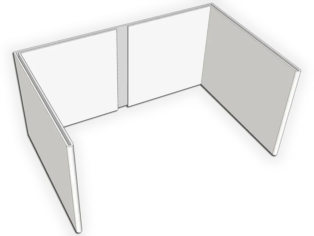 K&M Sheet Metal Hidden Mount 0.027" Aluminum Downspout Strap
