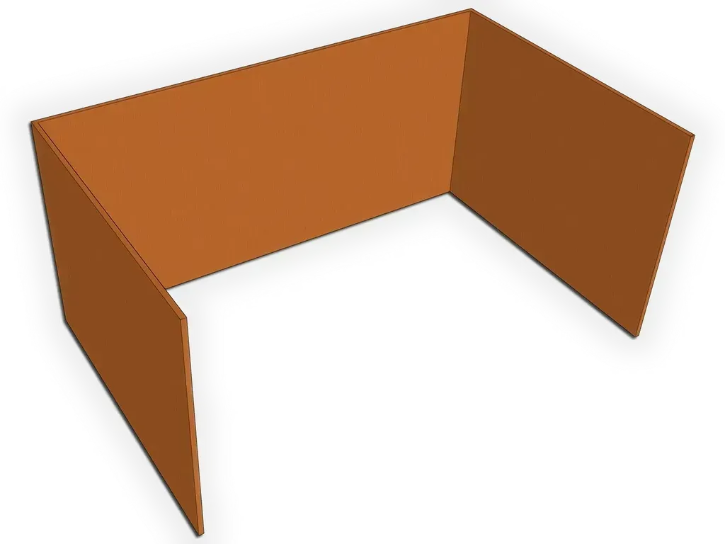 K&M Sheet Metal Hidden Mount Copper Downspout Strap