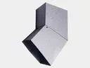Plain Square Galvanized Steel Elbow (B) Style