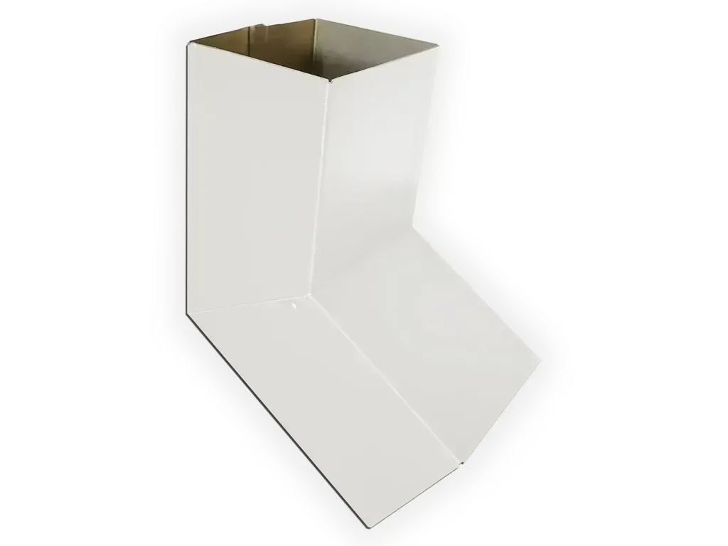 K&M Sheet Metal Plain Square 0.032" Kynar Aluminum Elbow (A) Style