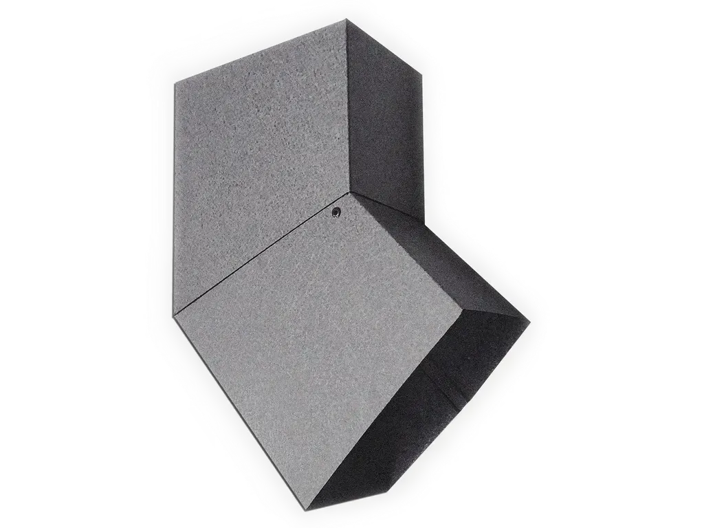Plain Square Freedom Gray Elbow (B) Style | K&M Sheet Metal