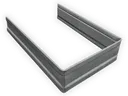 Plain Square Freedom Gray Downspout Strap