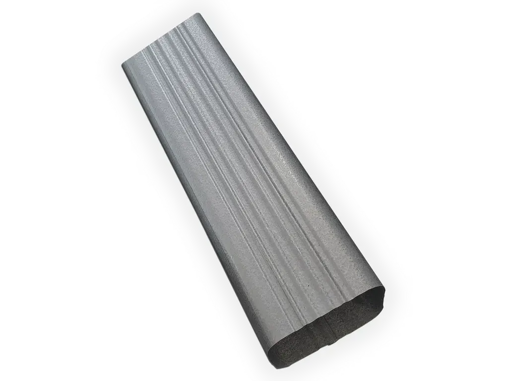 Square Corrugated G90 Galvanized Steel Downspout | 3" x 4" | K&M Sheet Metal