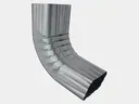 Square Corrugated G90 Galvanized Steel Elbow (A) Style