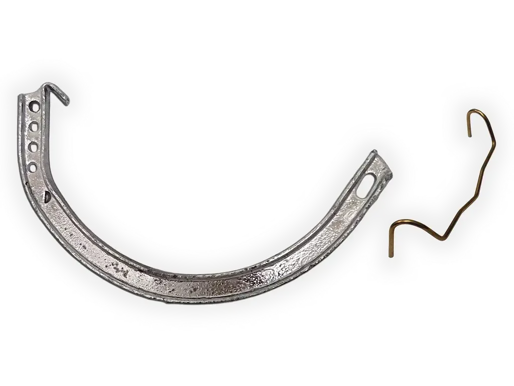 Lead Coated Copper Gem Circle Half Round Gutter Hanger | K&M Sheet Metal