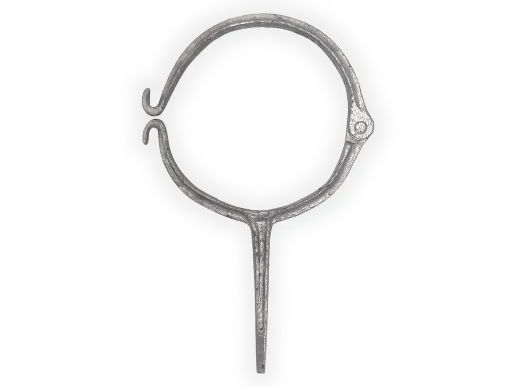 Plain Round Downspout Hook - Lead Coated Copper Coated |  K&M Sheet Metal