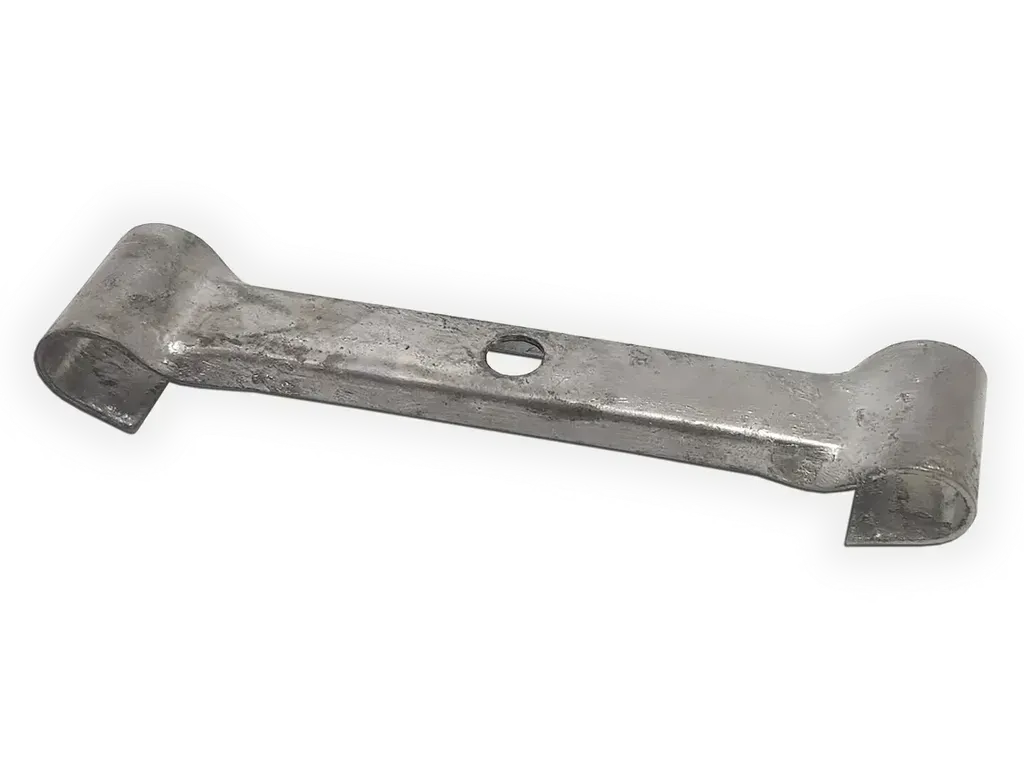 Double Bead Half Round Lead Coated Copper Gutter Hanger |  K&M Sheet Metal