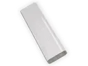 Square Corrugated 0.027" Aluminum Downspout