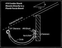 #10 Combo Shank and Circle Aluminum Hanger