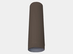 Plain Round Kynar Steel Downspout