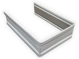 Plain Square 0.027" Aluminum Downspout Strap