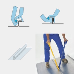 [RAU131] Rau 131 Long Standing Seam Double Lock Hand Seamer