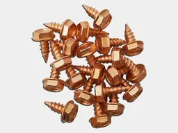 [SC01-10] Copper Plated 3/8" Stainless Steel Zip Screws