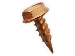 [SC02-10] Copper Plated 1/2" Stainless Steel Zip Screws