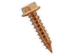 [SC03-10] Copper Plated 3/4" Stainless Steel Zip Screws