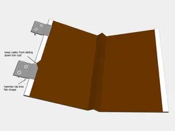 [CLIP-1001] Copper Flat Lock Clip - 60 pcs