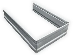 Plain Square Galvalume Plus Downspout Strap