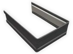 Plain Square Kynar Steel Downspout Strap