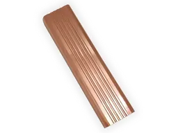 Square Corrugated Copper Downspout