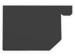 D-Style Residential Box 24 Gauge Kynar Steel Gutter Left / Right End Cap