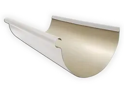 Reverse Bead 0.027" Aluminum Half Round Gutter