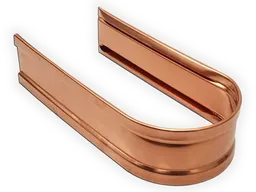 Round Copper Downspout Strap