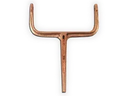 Square Side Fasten Downspout Hook - Copper