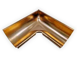 Seamless Euro Bead Half Round Copper Gutter Inside Miter