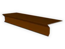 Steel Kynar D-Style Shingle Roof Drip Edge with Kick