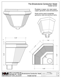 The Brookstone Inside Corner Conductor Head / Leader Head