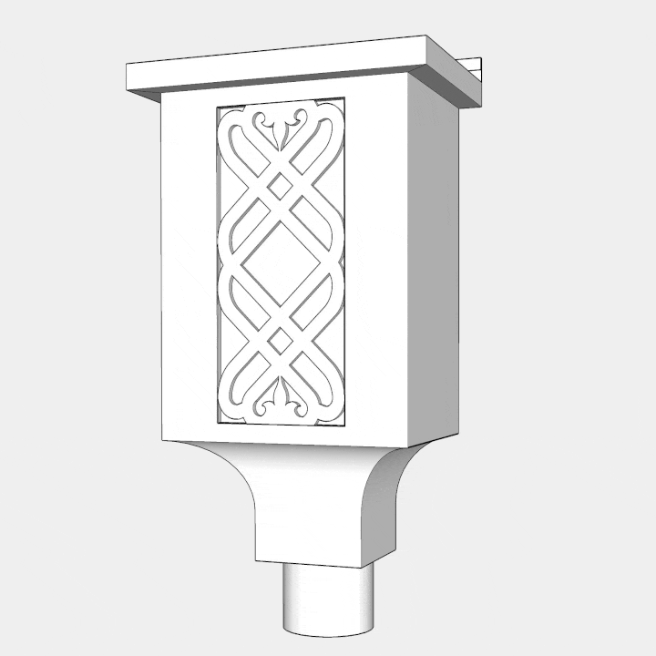 The Chancellor Square Conductor Head | Leader Head