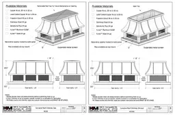 Concave Roof Chimney Cap / Shroud