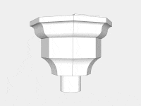The Excalibur Outside Corner Conductor Head / Leader Head