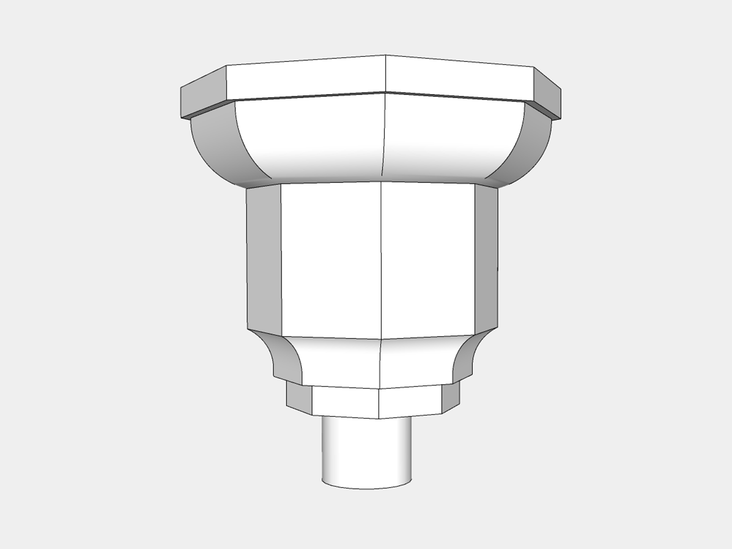 The Regal Outside Corner Conductor Head / Leader Head
