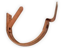 #15 Fascia Mount Half Round Gutter Copper Bar Hanger