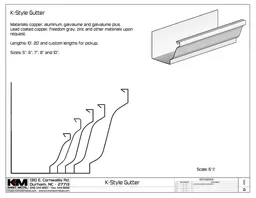 K-Style 0.027" Aluminum Gutter
