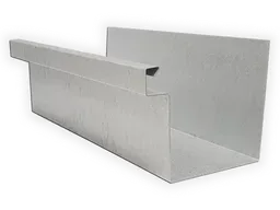 24 Gauge Galvalume Plus Commercial Box Gutter