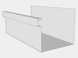 A-Style Galvalume Plus Commercial Box Gutter