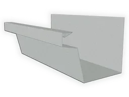 24 Gauge Galvalume Plus Industrial Box Gutter