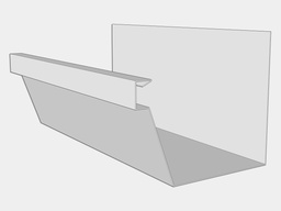 F-Style Galvalume Plus Industrial Box Gutter
