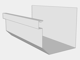 D-Style Galvalume Plus Residential Box Gutter