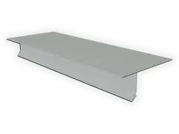 Galvalume Plus T-Style Locking Drip Edge with Kick